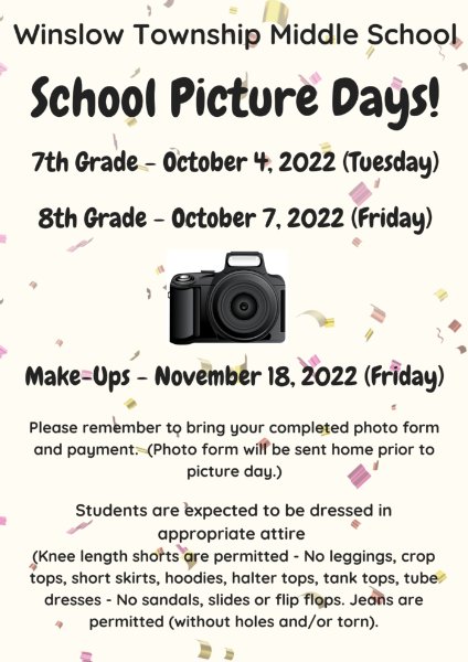 Picture Day for 7th Grade